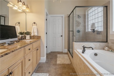 Elegance and craftsmanship greet you from the moment you step on Anderson Creek Golf Club in North Carolina - for sale on GolfHomes.com, golf home, golf lot