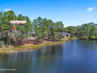 This exceptional new lakefront home by Langbeen Builders, Inc on The Lakes Country Club in North Carolina - for sale on GolfHomes.com, golf home, golf lot