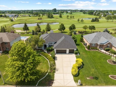 Spectacular, CUSTOM built RANCH home that is situated on a on Broken Arrow Golf Club in Illinois - for sale on GolfHomes.com, golf home, golf lot