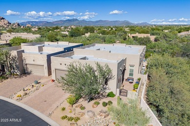 Modern desert luxury awaits in this 2BR, 3BA, flex room on The Boulders Resort Golf Club in Arizona - for sale on GolfHomes.com, golf home, golf lot