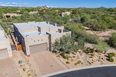 Modern desert luxury awaits in this 2BR, 3BA, flex room on The Boulders Resort Golf Club in Arizona - for sale on GolfHomes.com, golf home, golf lot