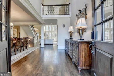 Stunning 5 bed/5.5 bath MASTER-ON-MAIN, 4-side BRICK home with on Laurel Springs Golf Club in Georgia - for sale on GolfHomes.com, golf home, golf lot