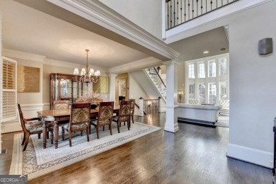 Stunning 5 bed/5.5 bath MASTER-ON-MAIN, 4-side BRICK home with on Laurel Springs Golf Club in Georgia - for sale on GolfHomes.com, golf home, golf lot