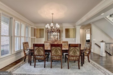Stunning 5 bed/5.5 bath MASTER-ON-MAIN, 4-side BRICK home with on Laurel Springs Golf Club in Georgia - for sale on GolfHomes.com, golf home, golf lot