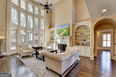 Stunning 5 bed/5.5 bath MASTER-ON-MAIN, 4-side BRICK home with on Laurel Springs Golf Club in Georgia - for sale on GolfHomes.com, golf home, golf lot