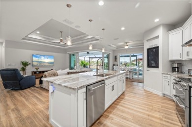 2023-built waterfront masterpiece in the highly sought-after on Saint Andrews South Golf Club in Florida - for sale on GolfHomes.com, golf home, golf lot
