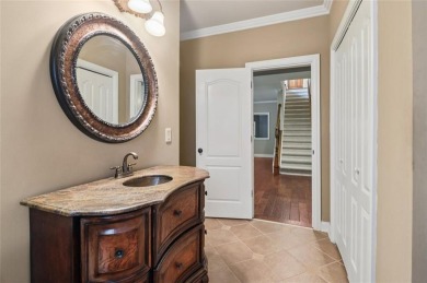 This exquisite Traditional Craftsman home rests near the end of on Traditions of Braselton Golf Club in Georgia - for sale on GolfHomes.com, golf home, golf lot