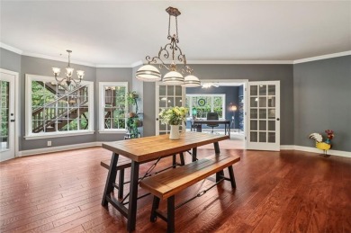 This exquisite Traditional Craftsman home rests near the end of on Traditions of Braselton Golf Club in Georgia - for sale on GolfHomes.com, golf home, golf lot