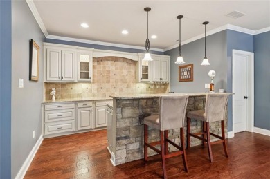 This exquisite Traditional Craftsman home rests near the end of on Traditions of Braselton Golf Club in Georgia - for sale on GolfHomes.com, golf home, golf lot