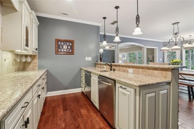 This exquisite Traditional Craftsman home rests near the end of on Traditions of Braselton Golf Club in Georgia - for sale on GolfHomes.com, golf home, golf lot