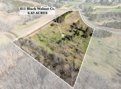 Welcome to 811 Black Walnut Court, a stunning 6.63-acre lot on Persimmon Ridge Golf Club in Kentucky - for sale on GolfHomes.com, golf home, golf lot