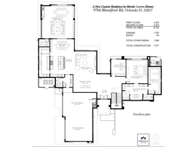 Pre-Construction. To be built. A stunning new modern estate on Lake Nona Golf Club, Inc. in Florida - for sale on GolfHomes.com, golf home, golf lot