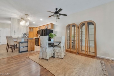 Enjoy peaceful golf course views and effortless one-floor living on Fox Creek Golf and Racquet Club in Ohio - for sale on GolfHomes.com, golf home, golf lot