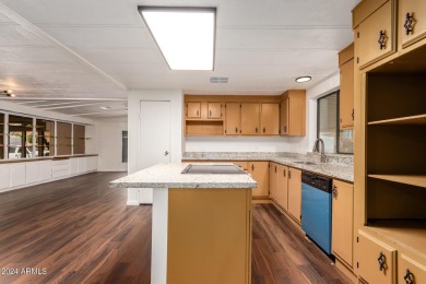 ON LEASED LAND-55+:This charming 2-bedroom, 1.75-bath home is on Sun City Riverview Golf Course in Arizona - for sale on GolfHomes.com, golf home, golf lot