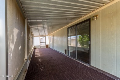 ON LEASED LAND-55+:This charming 2-bedroom, 1.75-bath home is on Sun City Riverview Golf Course in Arizona - for sale on GolfHomes.com, golf home, golf lot