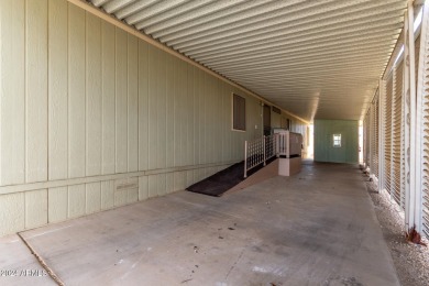 ON LEASED LAND-55+:This charming 2-bedroom, 1.75-bath home is on Sun City Riverview Golf Course in Arizona - for sale on GolfHomes.com, golf home, golf lot