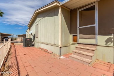 ON LEASED LAND-55+:This charming 2-bedroom, 1.75-bath home is on Sun City Riverview Golf Course in Arizona - for sale on GolfHomes.com, golf home, golf lot
