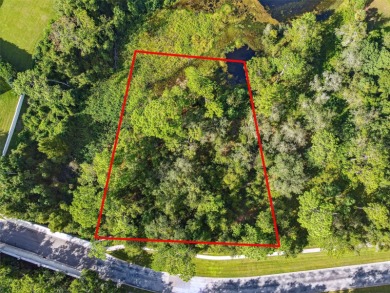 Build your dream home on this expansive, LAKEFRONT, 1.36 acre on DeBary Golf and Country Club in Florida - for sale on GolfHomes.com, golf home, golf lot