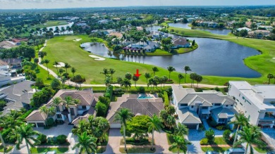 One-story, 3-bedroom + office home located on an incredible lot on St. Andrews Country Club of Boca Raton in Florida - for sale on GolfHomes.com, golf home, golf lot