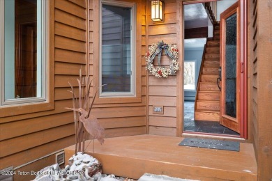Step into this cozy townhome in the beautiful Teton Shadows on Jackson Hole Golf and Tennis Club in Wyoming - for sale on GolfHomes.com, golf home, golf lot