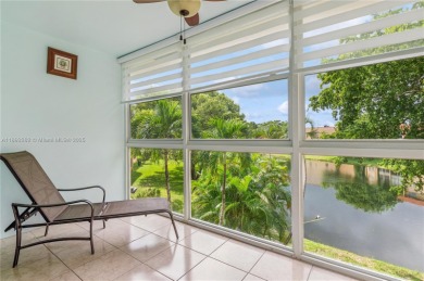Beautiful 2 bed /2 bath condo with peaceful water views  from on Sunrise Lakes Phase III in Florida - for sale on GolfHomes.com, golf home, golf lot