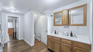 So cute inside and out!   This three bedroom, two bath home has on Elks Country Club in Indiana - for sale on GolfHomes.com, golf home, golf lot