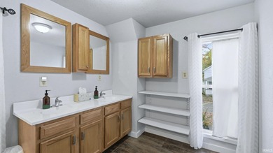 So cute inside and out!   This three bedroom, two bath home has on Elks Country Club in Indiana - for sale on GolfHomes.com, golf home, golf lot