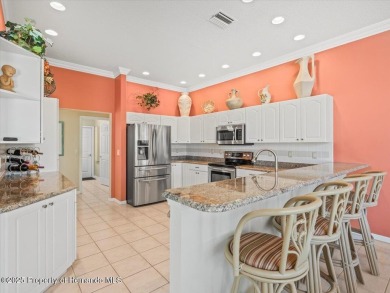 Location, location, location! This 1996 Lindhorst built Custom on Glen Lakes Country Club in Florida - for sale on GolfHomes.com, golf home, golf lot