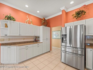 Location, location, location! This 1996 Lindhorst built Custom on Glen Lakes Country Club in Florida - for sale on GolfHomes.com, golf home, golf lot