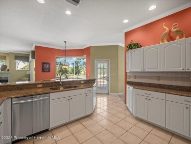 Location, location, location! This 1996 Lindhorst built Custom on Glen Lakes Country Club in Florida - for sale on GolfHomes.com, golf home, golf lot