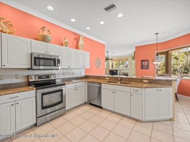 Location, location, location! This 1996 Lindhorst built Custom on Glen Lakes Country Club in Florida - for sale on GolfHomes.com, golf home, golf lot