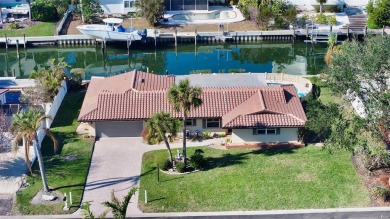 Situated in a desirable waterfront location on south Longboat on Links on Longboat Golf Club in Florida - for sale on GolfHomes.com, golf home, golf lot