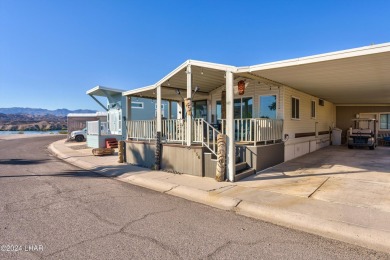 On leased land - Lakeview Escape - Fully Furnished, Steps from on London Bridge Golf Course in Arizona - for sale on GolfHomes.com, golf home, golf lot