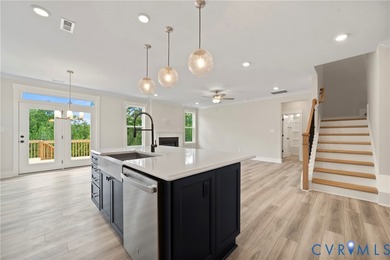 This home is TO BE BUILT. The Davidson is a two-story home on Brickshire Golf Club in Virginia - for sale on GolfHomes.com, golf home, golf lot