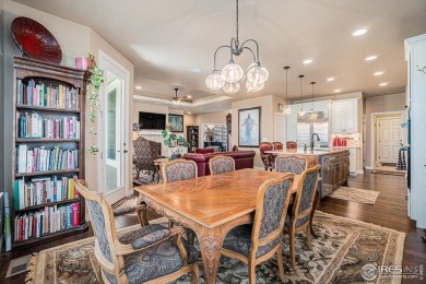 This stunning custom home is nestled at the end of a serene on Highland Meadows Golf Course in Colorado - for sale on GolfHomes.com, golf home, golf lot