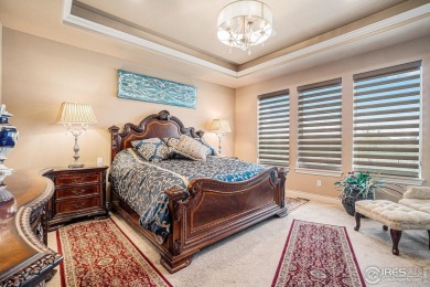 This stunning custom home is nestled at the end of a serene on Highland Meadows Golf Course in Colorado - for sale on GolfHomes.com, golf home, golf lot