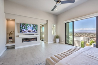 Experience elevated living in this stunning 3-story modern on Dragon Ridge Country Club in Nevada - for sale on GolfHomes.com, golf home, golf lot
