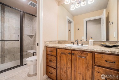 This stunning custom home is nestled at the end of a serene on Highland Meadows Golf Course in Colorado - for sale on GolfHomes.com, golf home, golf lot
