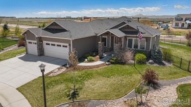 This stunning custom home is nestled at the end of a serene on Highland Meadows Golf Course in Colorado - for sale on GolfHomes.com, golf home, golf lot