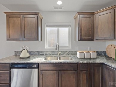Welcome to 37 W Bonanza Drive, a stunning two-story home nestled on Desert Hawk At Pueblo West in Colorado - for sale on GolfHomes.com, golf home, golf lot