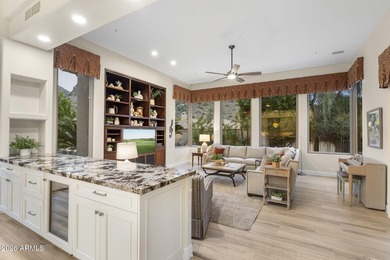 Exceptional residence in the gated enclave of Trovas at McDowell on Sanctuary Golf Course At WestWorld in Arizona - for sale on GolfHomes.com, golf home, golf lot