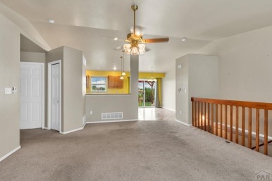This 3-bedroom, 3-bathroom stucco home in Pueblo West offers on Desert Hawk At Pueblo West in Colorado - for sale on GolfHomes.com, golf home, golf lot