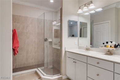 Arrive by PRIVATE ELEVATOR and step into a home that immediately on Pelican Preserve Golf Club in Florida - for sale on GolfHomes.com, golf home, golf lot