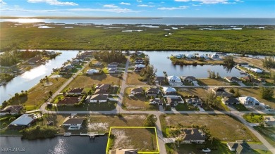 Newer Seawall! PRIME DIRECT GULF ACCESS southern view down Jake on Burnt Store Golf Club in Florida - for sale on GolfHomes.com, golf home, golf lot