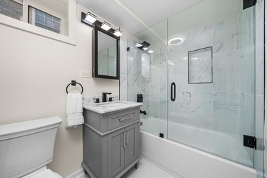 Solid brick & stone traditional home reimagined with a fresh on Billy Caldwell Golf Course in Illinois - for sale on GolfHomes.com, golf home, golf lot