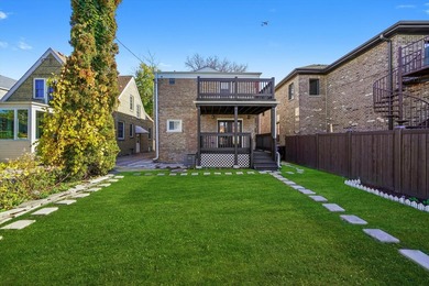 Solid brick & stone traditional home reimagined with a fresh on Billy Caldwell Golf Course in Illinois - for sale on GolfHomes.com, golf home, golf lot