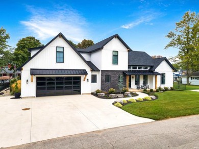 Gorgeous Custom-Built Home on Lake Wawasee Channel - Turnkey on Wawasee Golf Club in Indiana - for sale on GolfHomes.com, golf home, golf lot