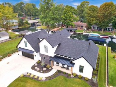 Gorgeous Custom-Built Home on Lake Wawasee Channel - Turnkey on Wawasee Golf Club in Indiana - for sale on GolfHomes.com, golf home, golf lot