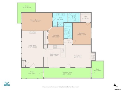 Enjoy this darling 2 bedroom & 2 bath home on two lots with two on Holly Lake Ranch Golf Club in Texas - for sale on GolfHomes.com, golf home, golf lot