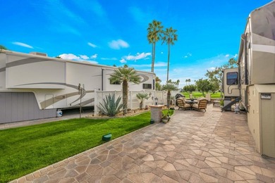 Golf course lot is perfectly positioned on the 3rd fairway of on Outdoor Resorts/Palm Springs in California - for sale on GolfHomes.com, golf home, golf lot